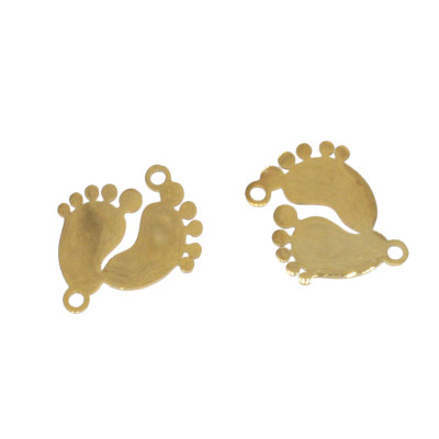 Surgical steel hook connector in two colors