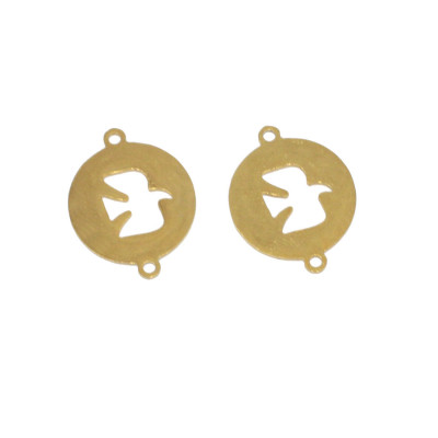 Konektor s holubičkou z chirurgické oceli ve dvou barevných variantách