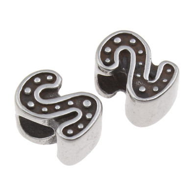 Numeral bead, surgical steel