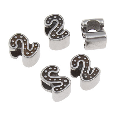 Numeral bead, surgical steel