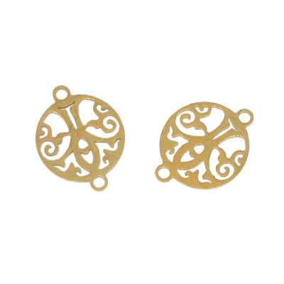 Connector Tree of Life Surgical Steel Two Color Variations