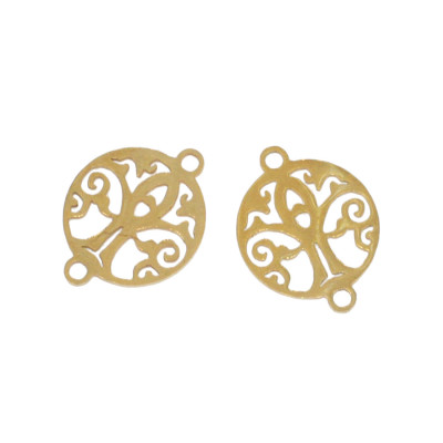 Connector Tree of Life Surgical Steel Two Color Variations