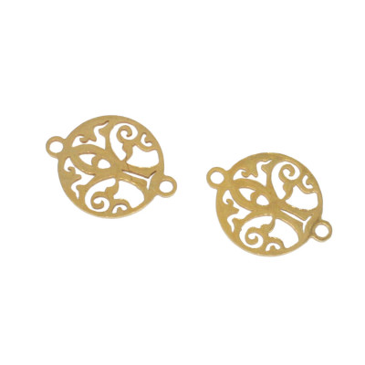 Connector Tree of Life Surgical Steel Two Color Variations