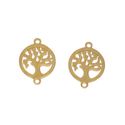 Connector Tree of Life Surgical Steel Two Color Variations