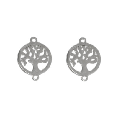 Connector Tree of Life Surgical Steel Two Color Variations