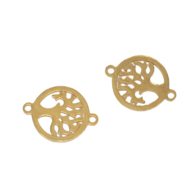 Connector Tree of Life Surgical Steel Two Color Variations