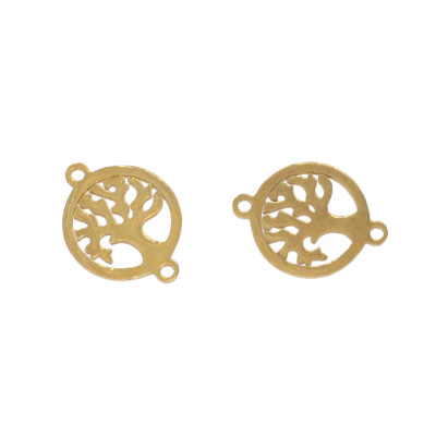 Connector Tree of Life Surgical Steel Two Color Variations