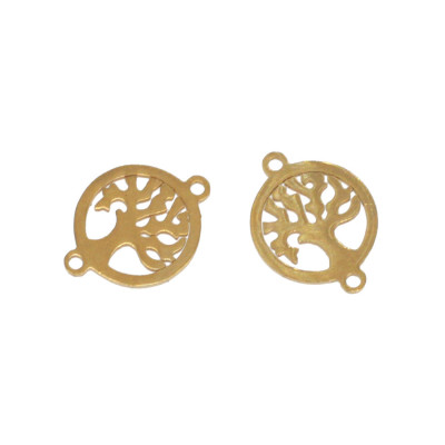 Connector Tree of Life Surgical Steel Two Color Variations
