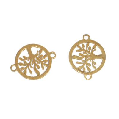 Connector Tree of Life Surgical Steel Two Color Variations