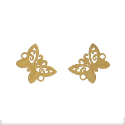 Connector butterfly surgical steel two color variants