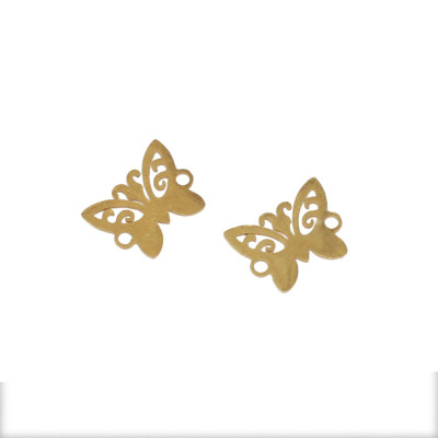 Connector butterfly surgical steel two color variants