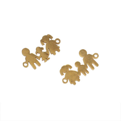 Connector family one child surgical steel two color variants