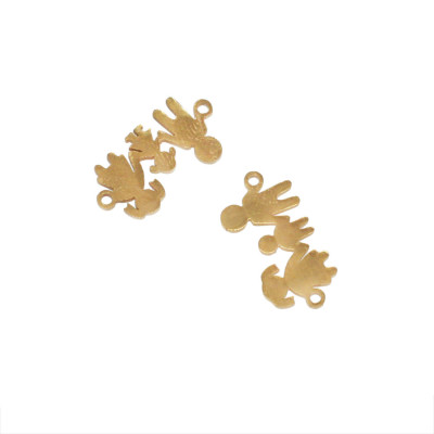 Connector family one child surgical steel two color variants