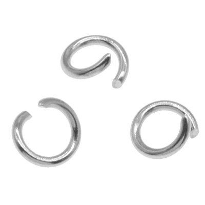 Open ring 5 x 0,8mm stainless steel 304