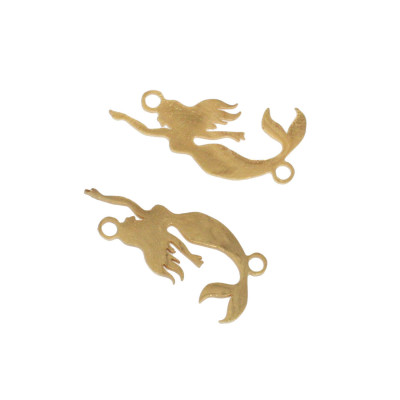 Connector mermaid surgical steel two color variants