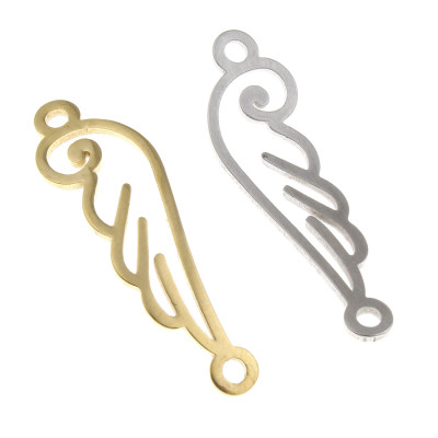 Surgical steel angel wing connector