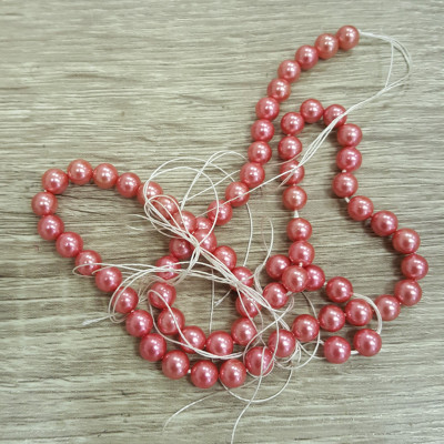 Pearl beads strung size 6mm choice of many colors