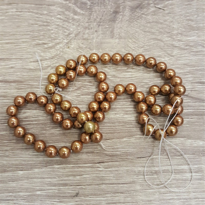 Pearl beads strung size 6mm choice of many colors