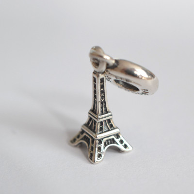 Pendant with large thread Eiffel tower silver AG 925/1000