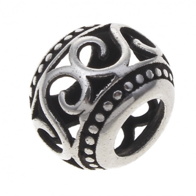 Bead cut grid, surgical steel