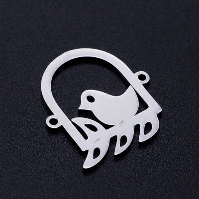 Surgical steel bird cage connector