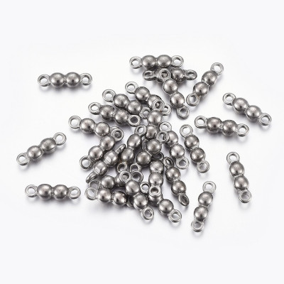 Connector connected balls surgical steel