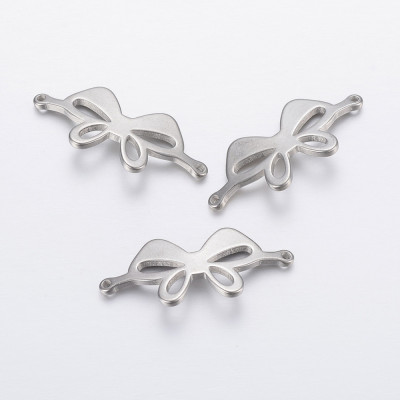 Surgical steel bow connector