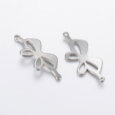 Surgical steel bow connector