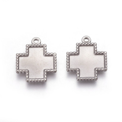 Lůžko s ozdobným okrajem ve tvaru křížku chirurgická ocel