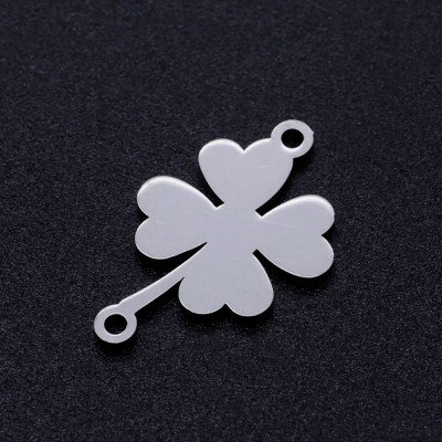 Surgical steel four-leaf clover connector