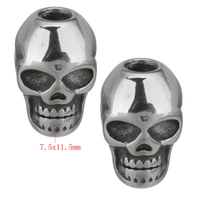 Skull vertical thread surgical steel
