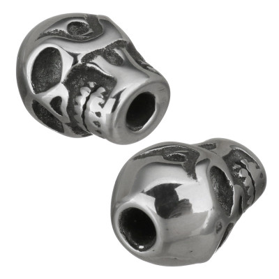 Skull vertical thread surgical steel