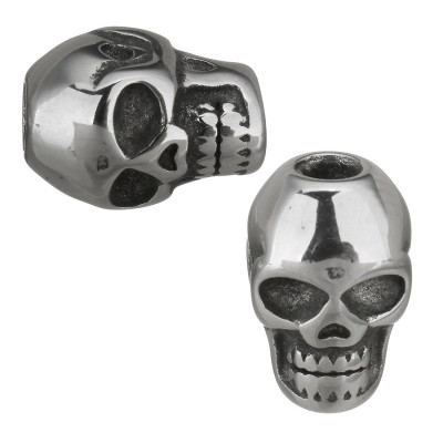 Skull vertical thread surgical steel