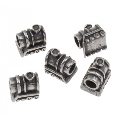 Bead steam locomotive, surgical steel