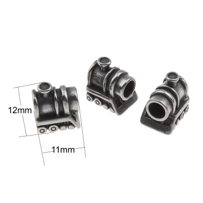 Bead steam locomotive, surgical steel