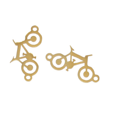 Pedal bike connector in two colors, surgical steel