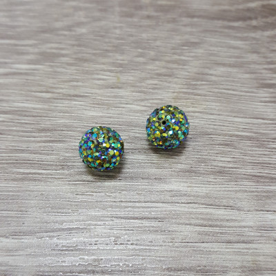 Šatonová kulička Peridot AB 10mm