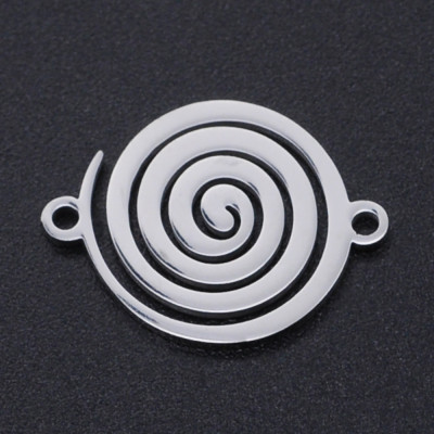 Surgical steel spiral connector