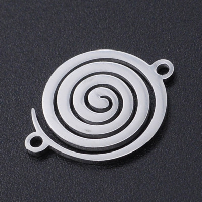 Surgical steel spiral connector