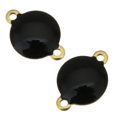 Colored pancake connector with surgical steel