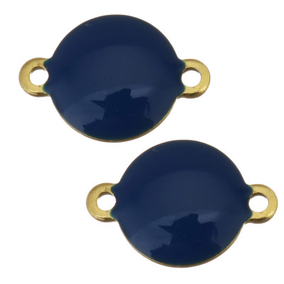 Colored pancake connector with surgical steel