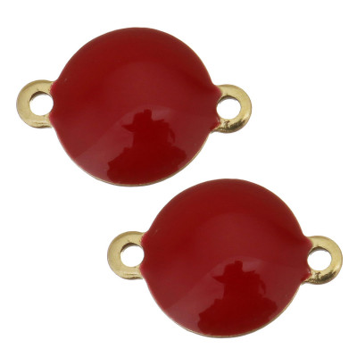 Colored pancake connector with surgical steel