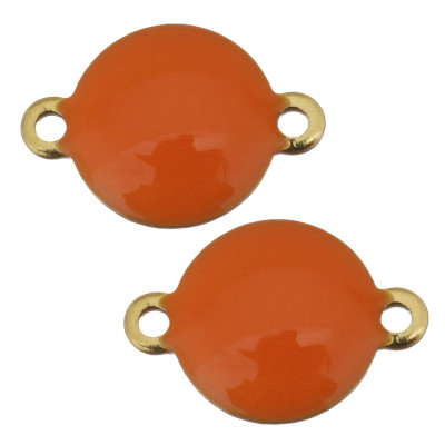 Colored pancake connector with surgical steel