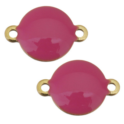 Colored pancake connector with surgical steel