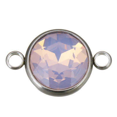 Connector with colored chaton surgical steel