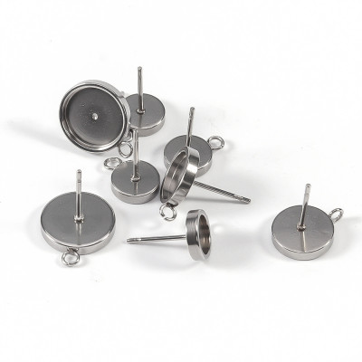 Puseta with bowl and eye SELECTION WITH MANY SIZES surgical steel