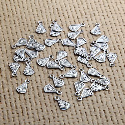 Surgical steel drop pendant