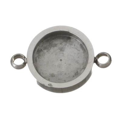 Round bed connector inner dimension 8mm surgical steel 316