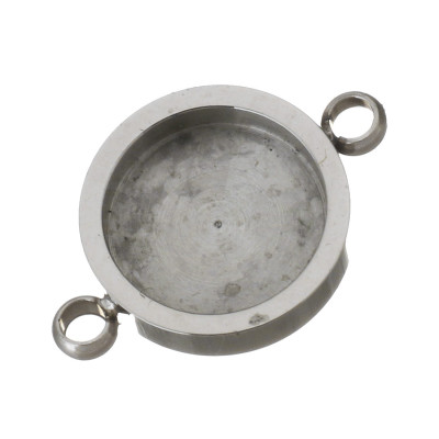 Round bed connector inner dimension 8mm surgical steel 316