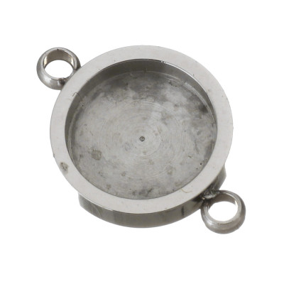 Round bed connector inner dimension 8mm surgical steel 316